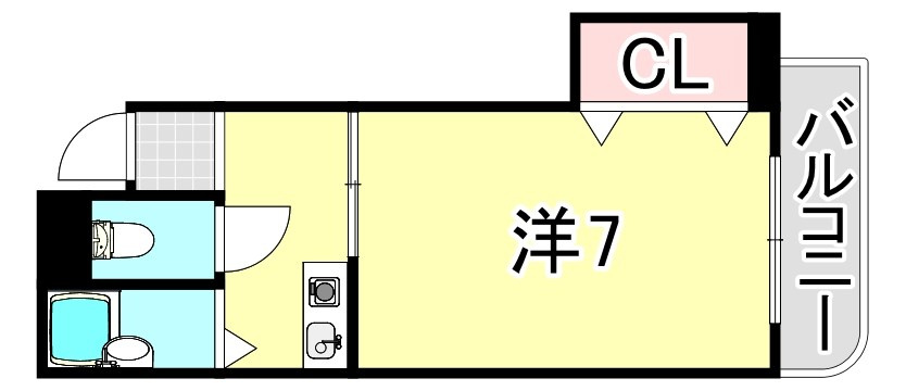 アイリス兵庫の間取り
