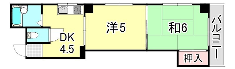 アイリス兵庫の間取り