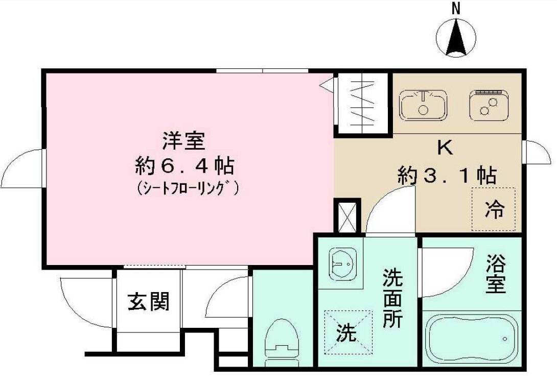 キーメゾンの間取り