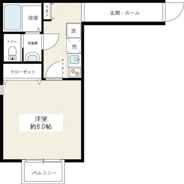 ミレニア草加住吉の間取り|反転タイプ