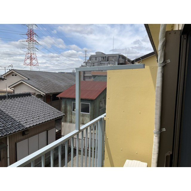 第二静和荘のバルコニー