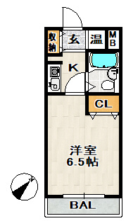 リアライズ逆瀬川の間取り