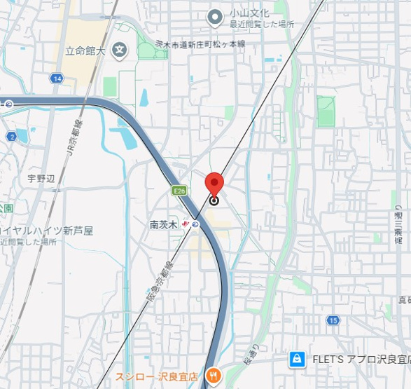 【地図】 | クレール南茨木