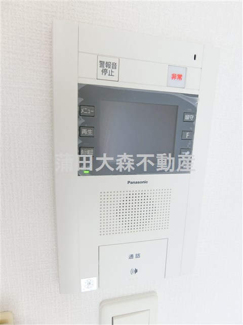 ライジングプレイス蒲田南の設備|TVモニター付オートロック　インターホン