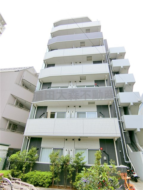 ライジングプレイス蒲田南の外観|北東側