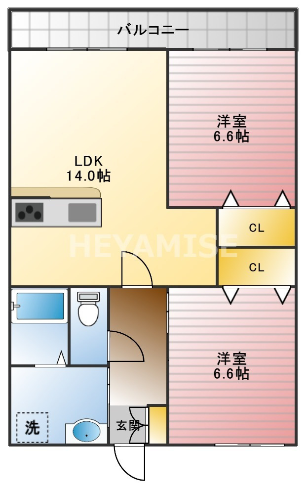 カルディアひかりの間取り