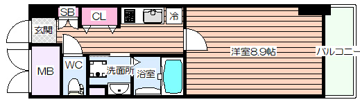 【間取り】 | ミモサ中津