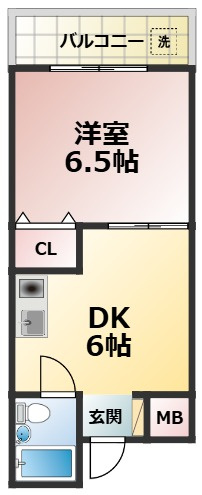エスポワール深江橋の間取り