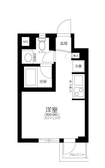 プレール・ドゥークシンジュクギョエンの間取り