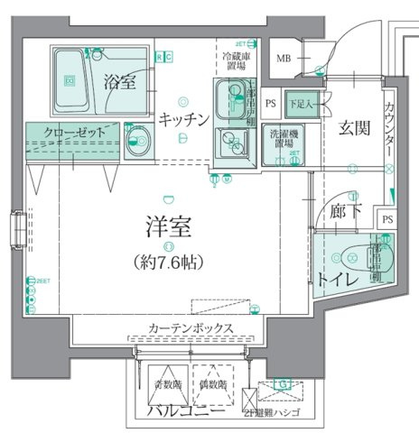 レグゼアゼスト亀戸の間取り