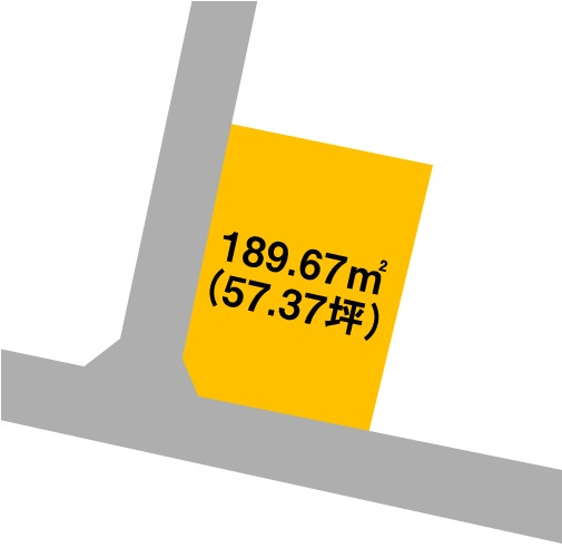 和歌山市楠見中・土地・56988の区画図