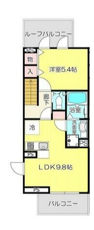 ＨＩＬＬＳ松山の間取り
