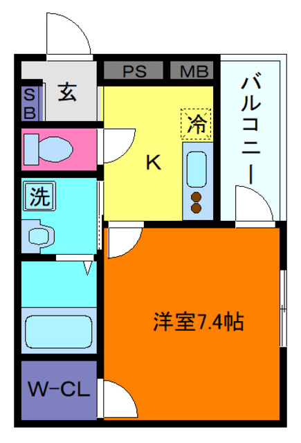フジパレス灘Ⅰ番館の間取り