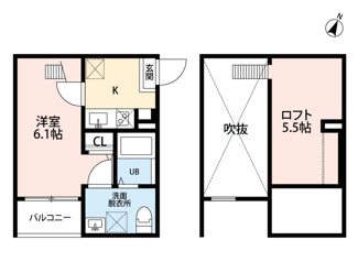 【間取り】 | リバティ八田