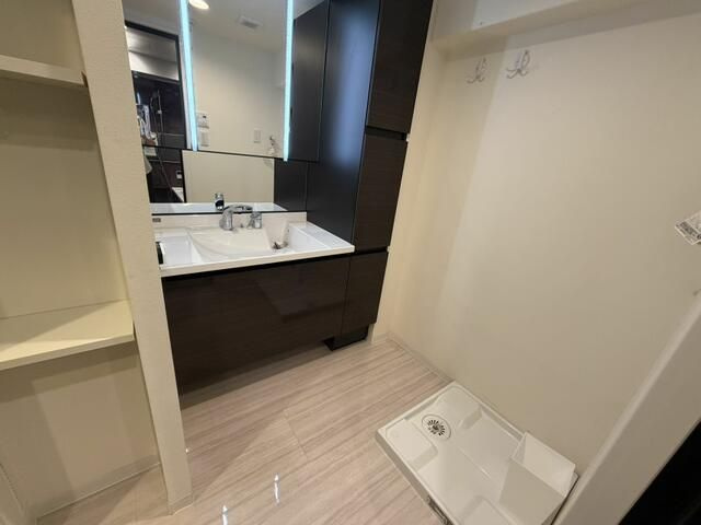 朝日広尾マンションの洗面所