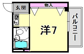 シェルプール弐番館の間取り
