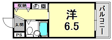 シェルプール弐番館の間取り