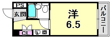 シェルプール弐番館の間取り