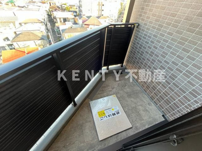 【バルコニー】 | ブライズ蒲田ＳＯＵＴＨ | お洗濯にも便利なバルコニー付き