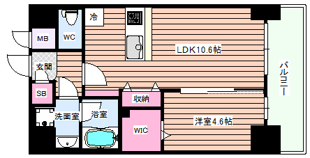 【間取り】 | スプランディッド新大阪Ⅷ