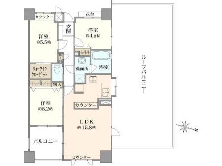 グリーンコーポ東高円寺の間取り