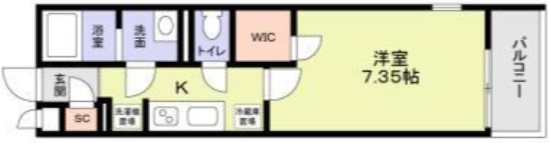 ベノーネ西所沢の間取り