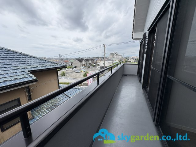 藤沢市並木台1丁目　中古戸建の展望|南面のバルコニー
