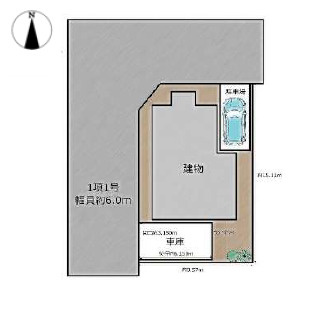 藤沢市並木台　中古戸建の区画図