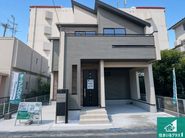 ■伊丹市松ケ丘　第2期　新築一戸建ての外観|お客様に長く安心して住んでいだだける事にこだわった家づくり！住んでからのアフターサービスにもしっかりと取り組んでいます！