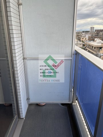 武蔵関駅　1Kのバルコニー