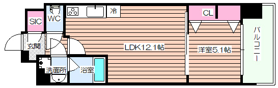 【間取り】 | スプランディッド梅田グランノース