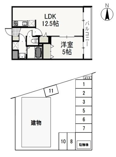 サウスコート西市 の間取り