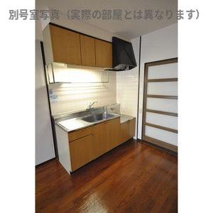 アパートメントハウス朴の樹のキッチン