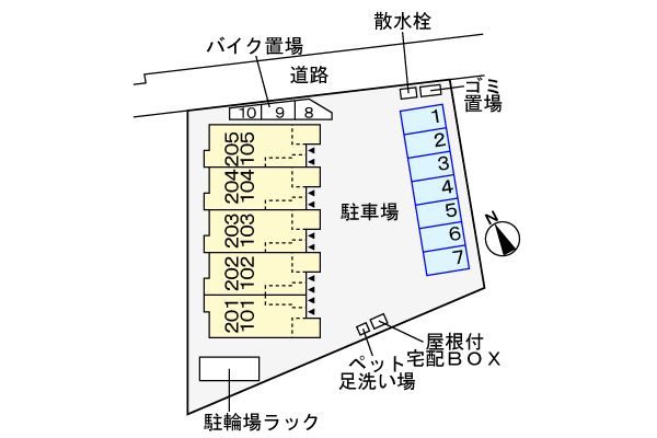 【駐車場】 | ボヌールアンジュ