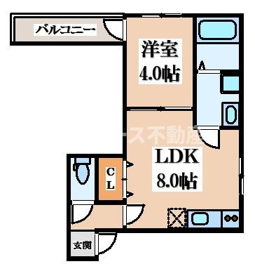 【間取り】 | エクラス野崎