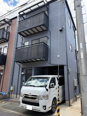 野里戸建ての外観|外観も塗装済みです！