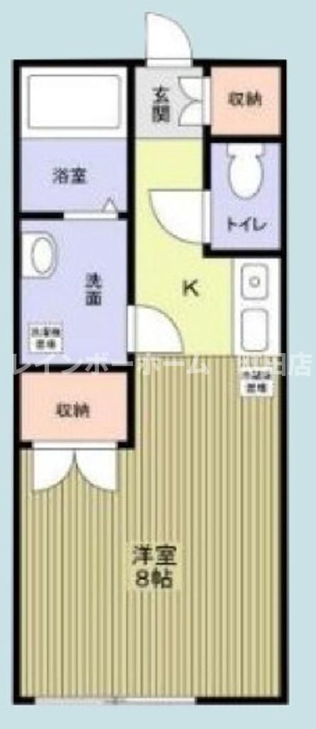 パレットコート※初期費用分割後払いサービス利用可能物件の間取り
