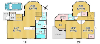 【間取り】 | 大阪市住吉区苅田10丁目