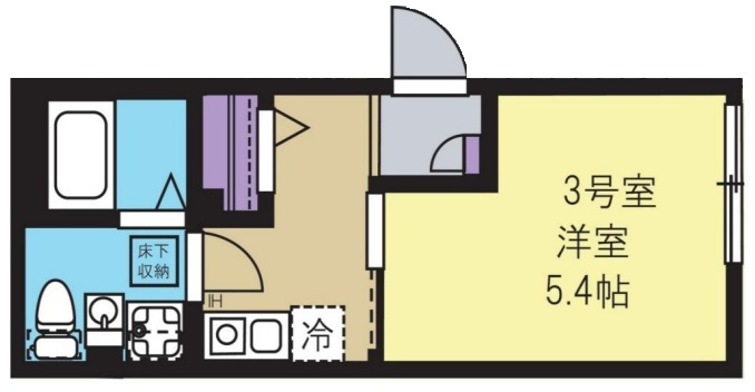 プレナ蒲田の間取り