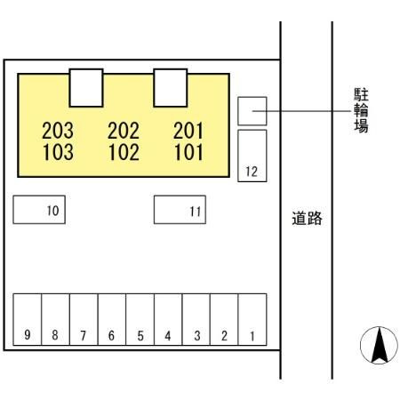 パークサイドの区画図