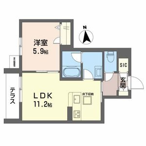 HARU　なかもずの間取り