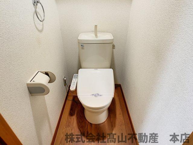 宗像市自由ヶ丘２丁目の賃貸マンションのトイレ