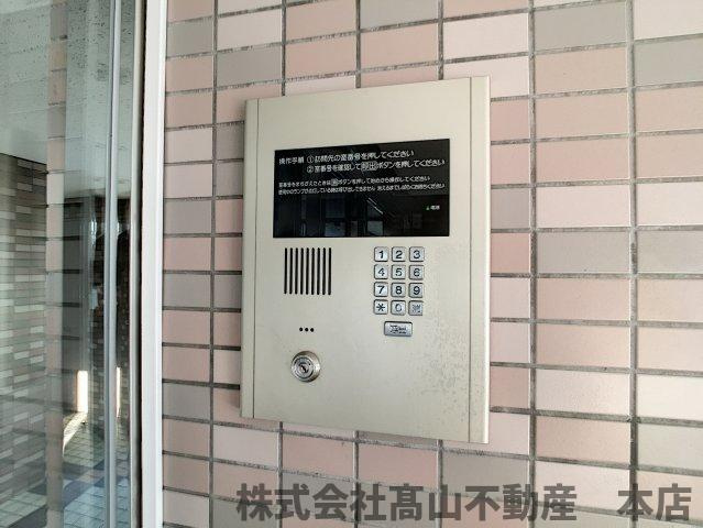 宗像市自由ヶ丘２丁目の賃貸マンションのセキュリティ