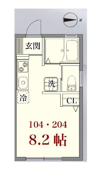 プレシャス船橋一番館の間取り