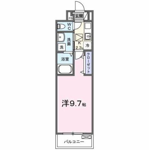 ヌーヴェル　ラ　ヴィの間取り