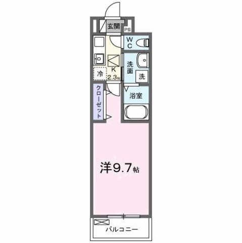 ヌーヴェル　ラ　ヴィの間取り