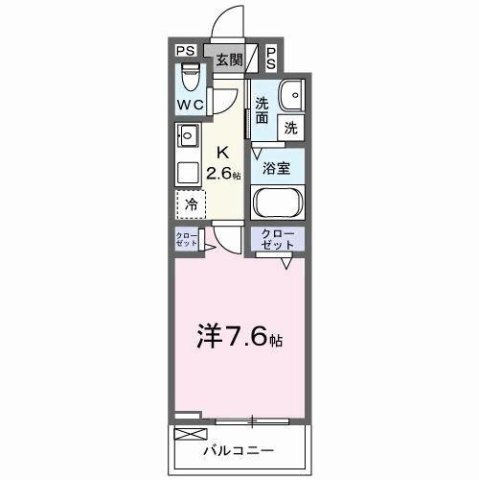 ヌーヴェル　ラ　ヴィの間取り