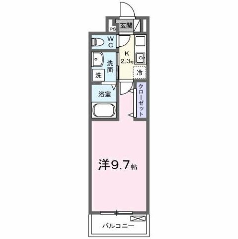 ヌーヴェル　ラ　ヴィの間取り