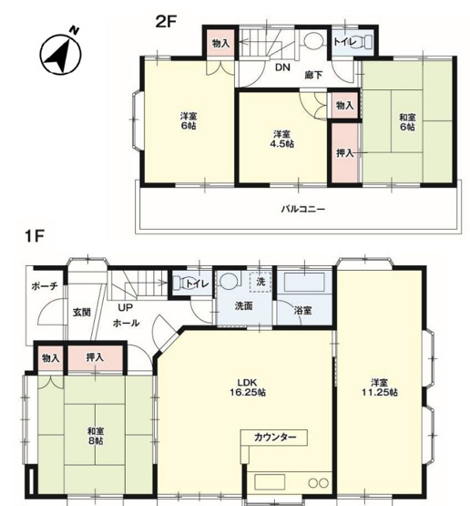 【間取り】 | 鴻巣市常光　中古戸建