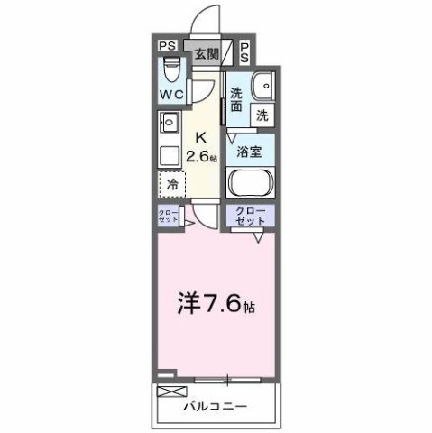 ヌーヴェル　ラ　ヴィの間取り